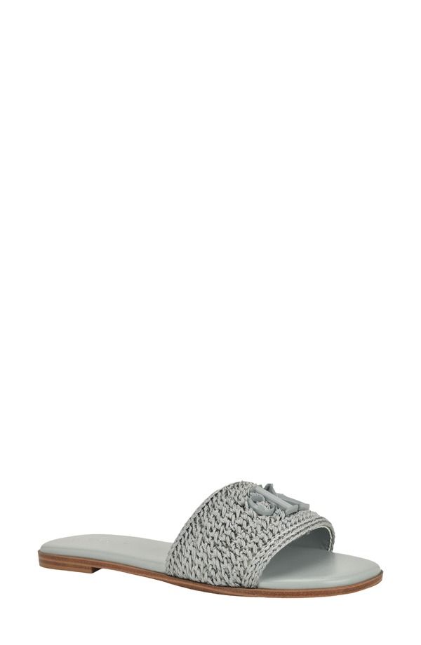 カルバンクライン レディース シューズ サンダル Calvin Klein Kamine Slide Sandalight Blue Woven ブルー