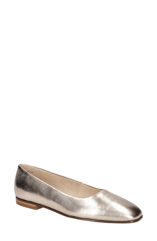 ベラヴィータ レディース シューズ パンプス Bella Vita Kimiko Flat Champagne Leather シャンパン