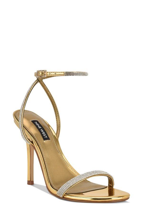 ナインウェスト レディース シューズ ヒール サンダル アンクル Nine Westodiankle Strap Sandal Bronze