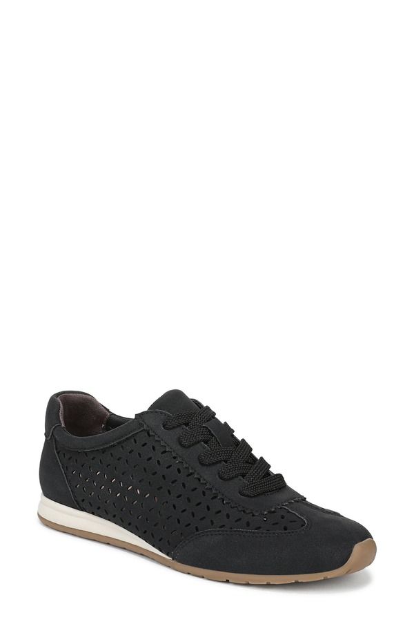 ライフストライド レディース シューズ スニーカー カットアウト LifeStride Forsythia Cutout Sneaker Black ブラック