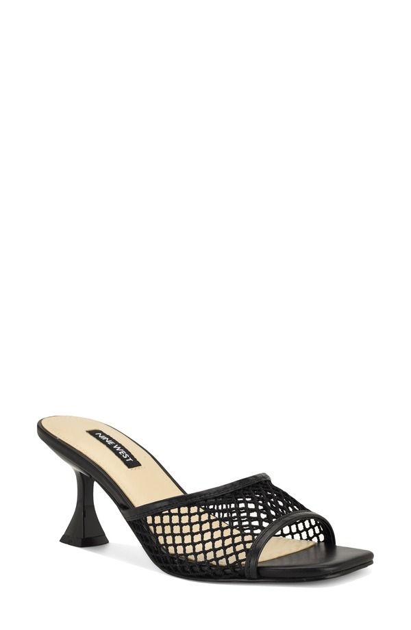 ナインウェスト レディース シューズ サンダル Nine West Cabana Slide Sandal Black ブラック