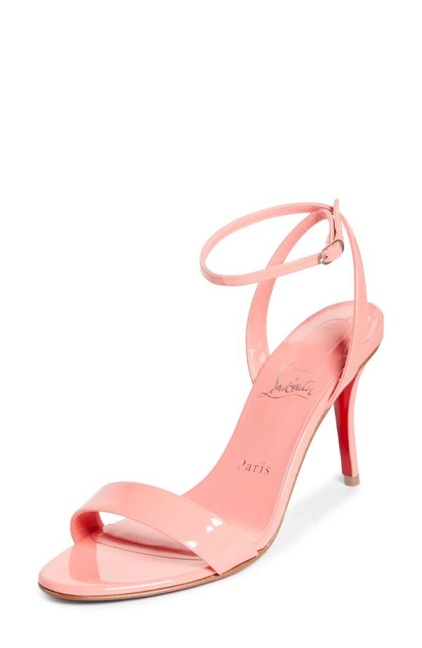 クリスチャン・ルブタン レディース シューズ サンダル アンクル Christian Louboutin Miss Z Ankle Strap Sandal Grapefruit