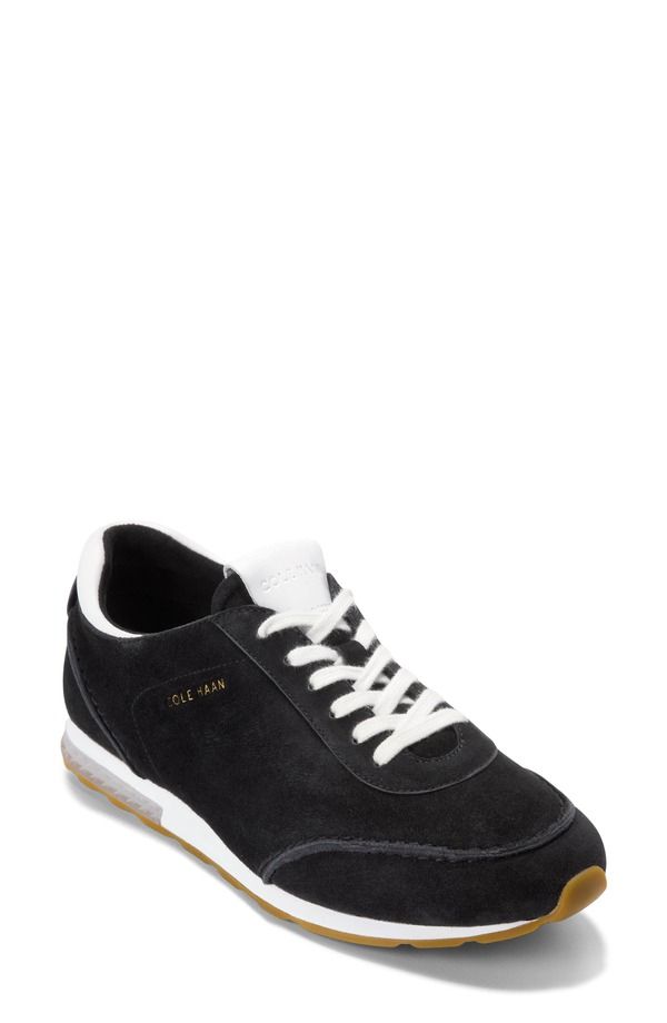 コールハーン レディース シューズ スニーカー Cole Haan GrandPro Energy Weave Runner Shoe Black Suede Leather ブラック