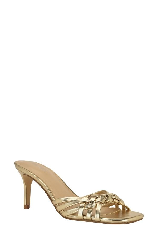 カルバンクライン レディース シューズ サンダル Calvin Klein Wendine Slide Sandal Gold ゴールド