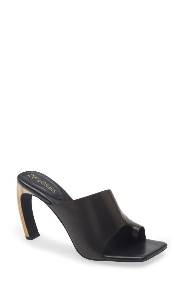 ジェフリー キャンベル レディース シューズ ヒール サンダル Jeffrey Campbell Allocate Slide Sandal Black ブラック