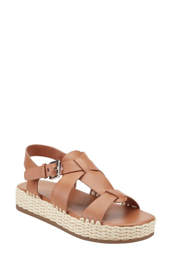 マーク・フィッシャー レディース シューズ サンダル プラットフォーム Marc Fisher LTD Elissa Platform Sandal Brown ブラウン