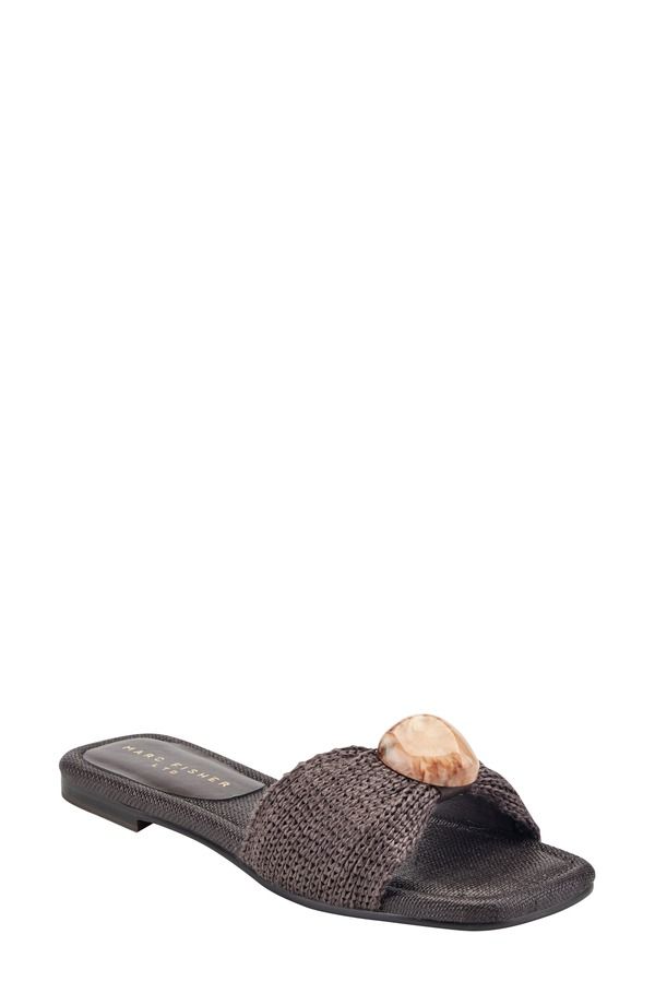 マーク・フィッシャー レディース シューズ サンダル Marc Fisher LTD Nalena Slide Sandal Dark Brown ブラウン