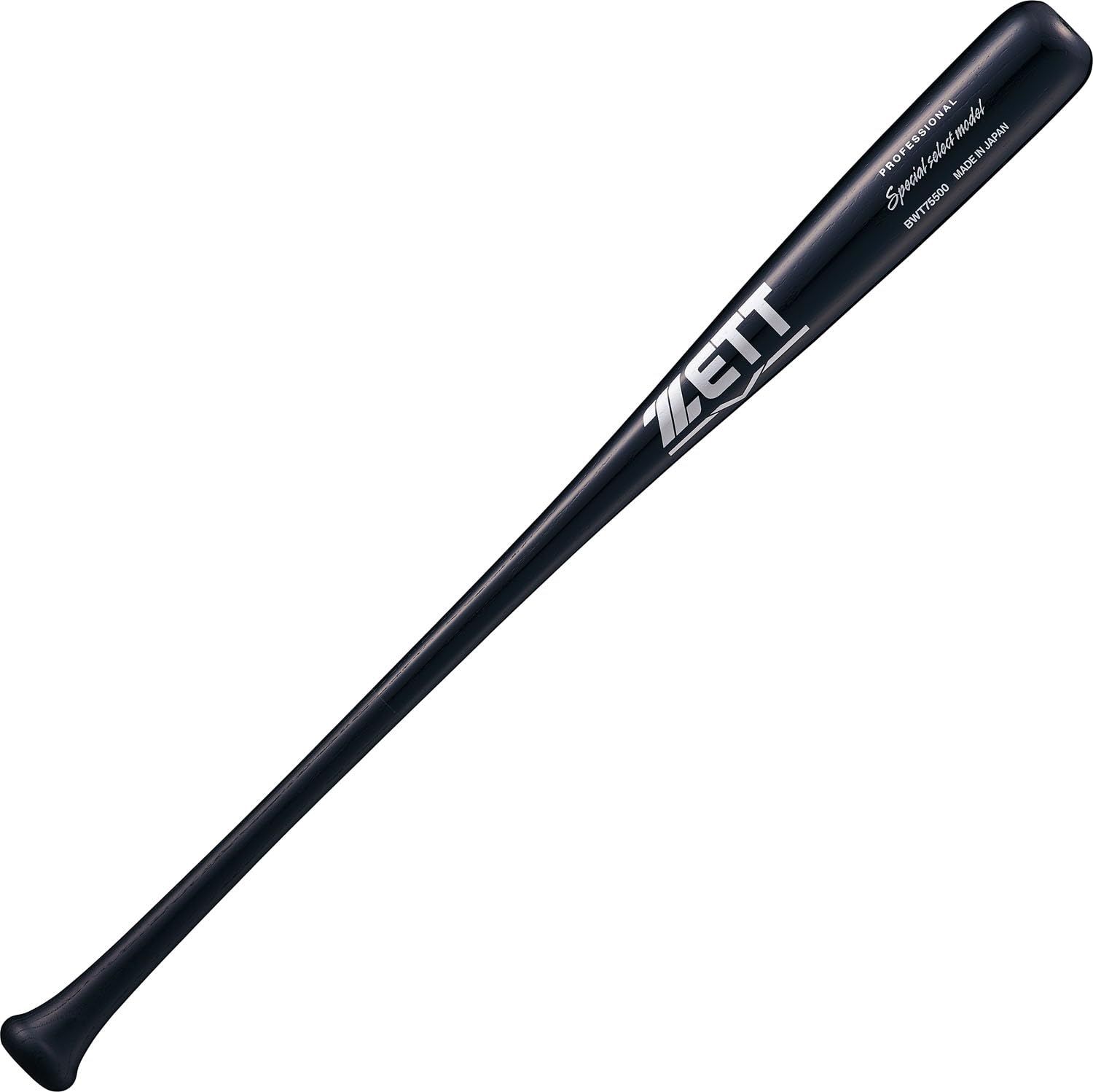 新品 ゼット(ZETT) 少年野球 軟式 バット スペシャルセレクトモデル 木製 80cm 650g平均 ブラック(1900NK) 日本製 BWT75500