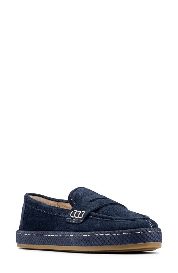 ドナルドプリネール レディース シューズ スリッポン・ローファー プラットフォーム Donald Pliner Genova Platform Loafer Navy ネイビー