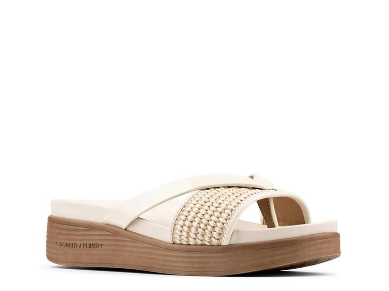ドナルドプリネール レディース シューズ サンダル Donald PlinerFarrahst Wedge Sandal Bone