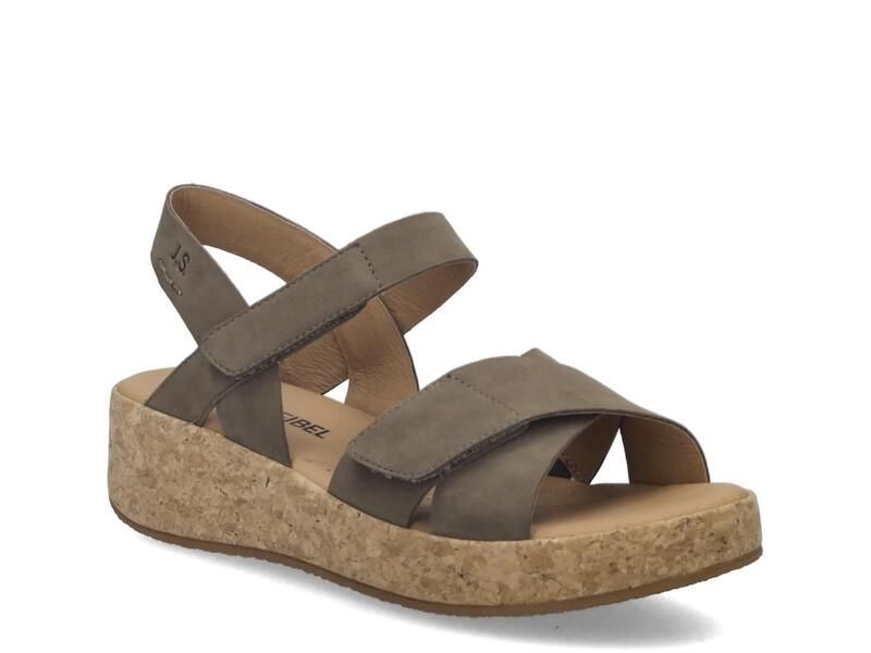 ジョセフセイベル レディース シューズ サンダル Josef SeibelEvita 03 Wedge Sandal Womens Taupe トープ