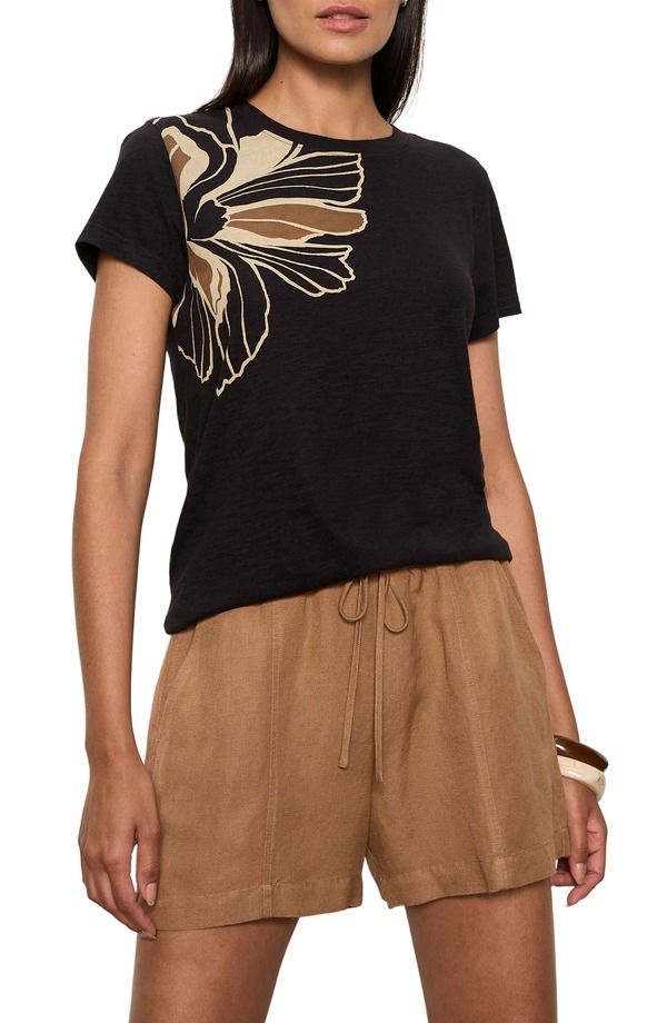 サンクチュアリー レディース トップス Tシャツ Sanctuary The PerfectShirt Lotus Placement Brown ブラウン