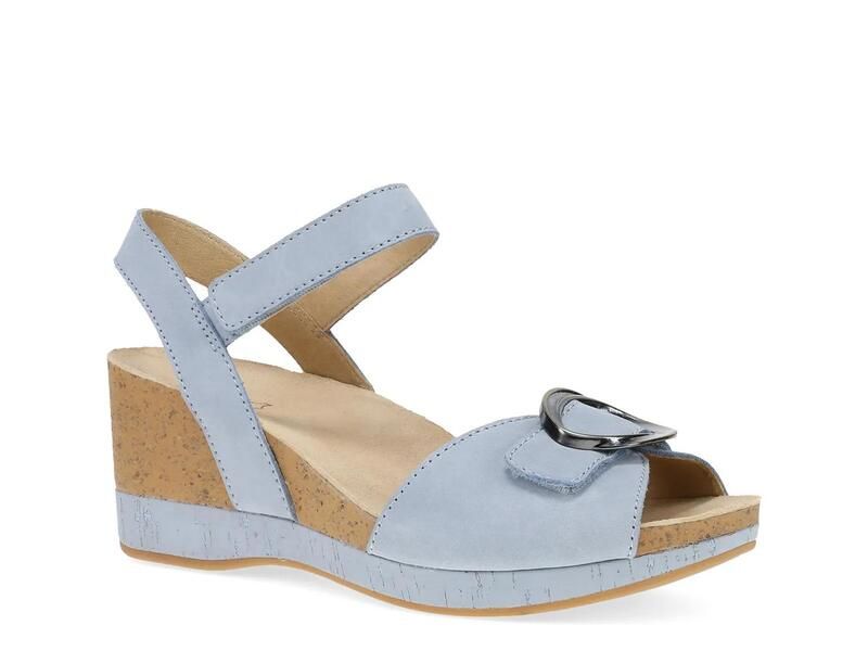 ダンスコ レディース シューズ サンダル DanskoStella Wedge Sandal Blue ブルー