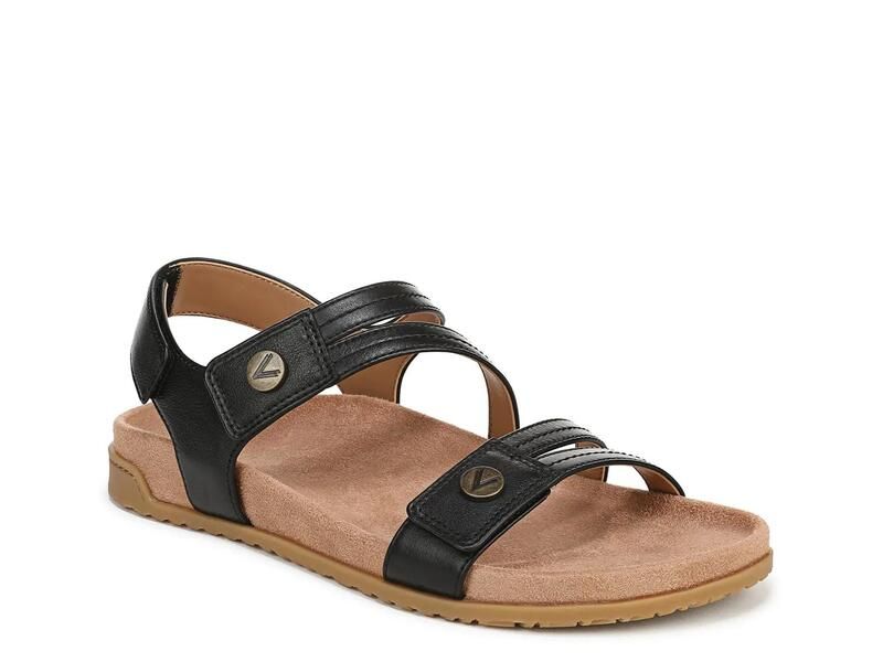 バイオニック レディース シューズ サンダル VionicEssie Sandal Black Leather ブラック