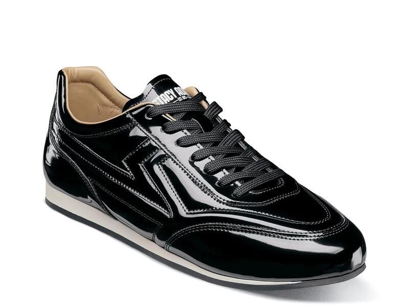 ステイシーアダムス メンズ シューズ スニーカー Stacy AdamsAction 150 Sneaker Black Patent ブラック