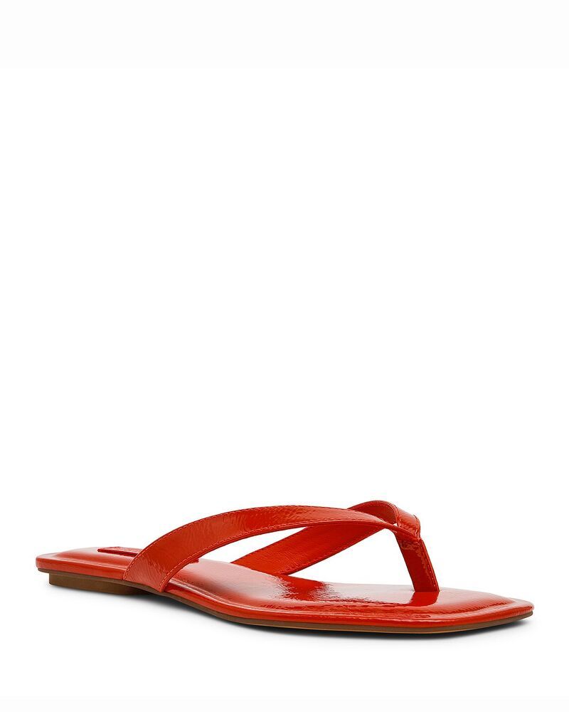 スティーブ マデン レディース シューズ サンダル STEVE MADDEN Womens Trella Thong Sandals Red Orange レッド