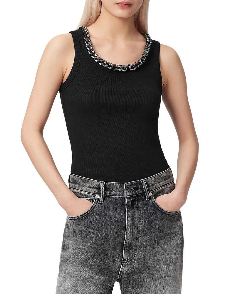 オールセインツ レディース トップス タンクトップ ALLSAINTS Lucy Tank Black ブラック 26,520円