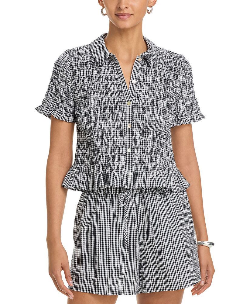 レイルズ レディース トップス シャツ Rails Alton Shirt Black Gingham ブラック