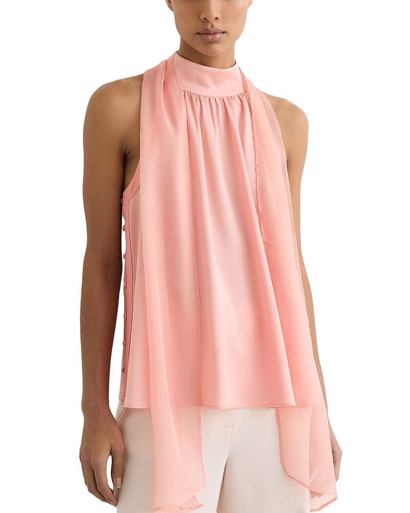 レイス レディース トップス シャツ REISS Andrea Topink ピンク