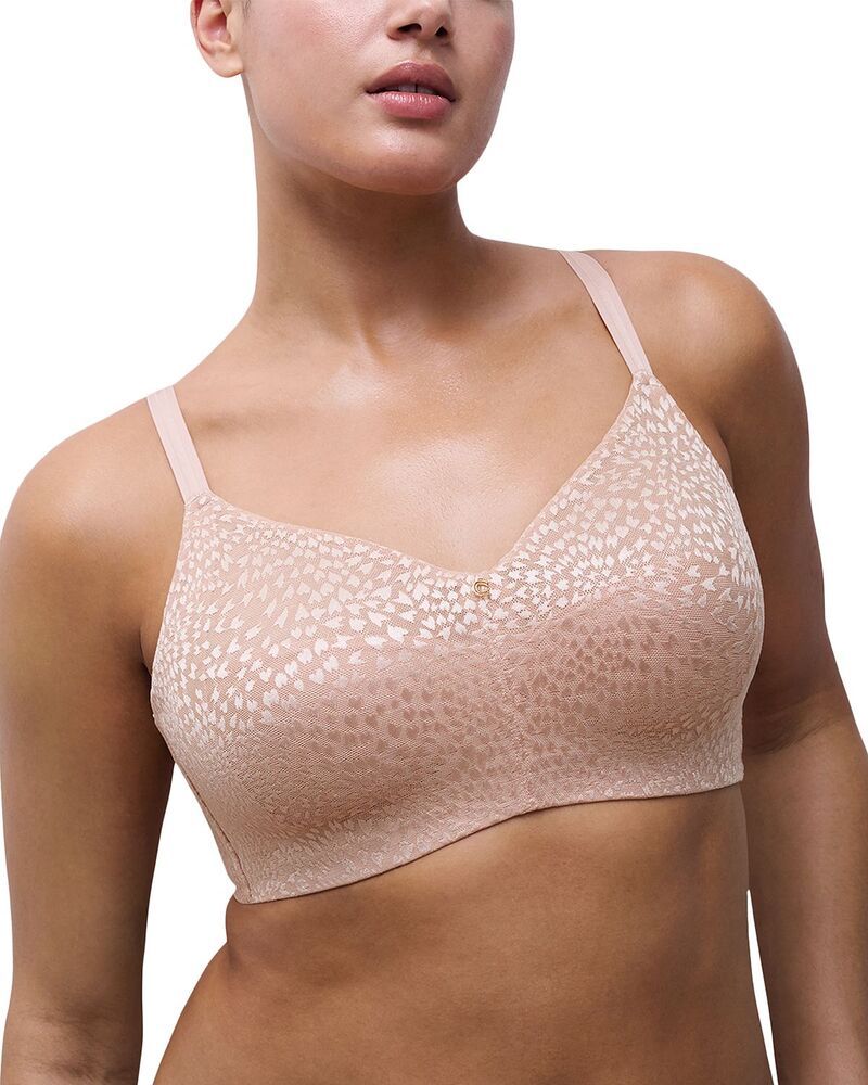 シャントル レディース アンダーウェア ブラジャー Chantelle Back Smoothing Wireless Bra Rose