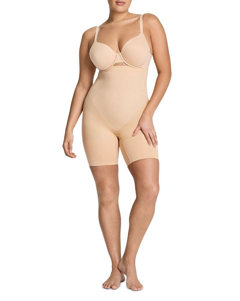スパンク レディース ボトムス ハーフパンツ・ショーツ ショートパンツ SPANXsculpt Go Figure High Waisted Mid Thigh Shorts Honey