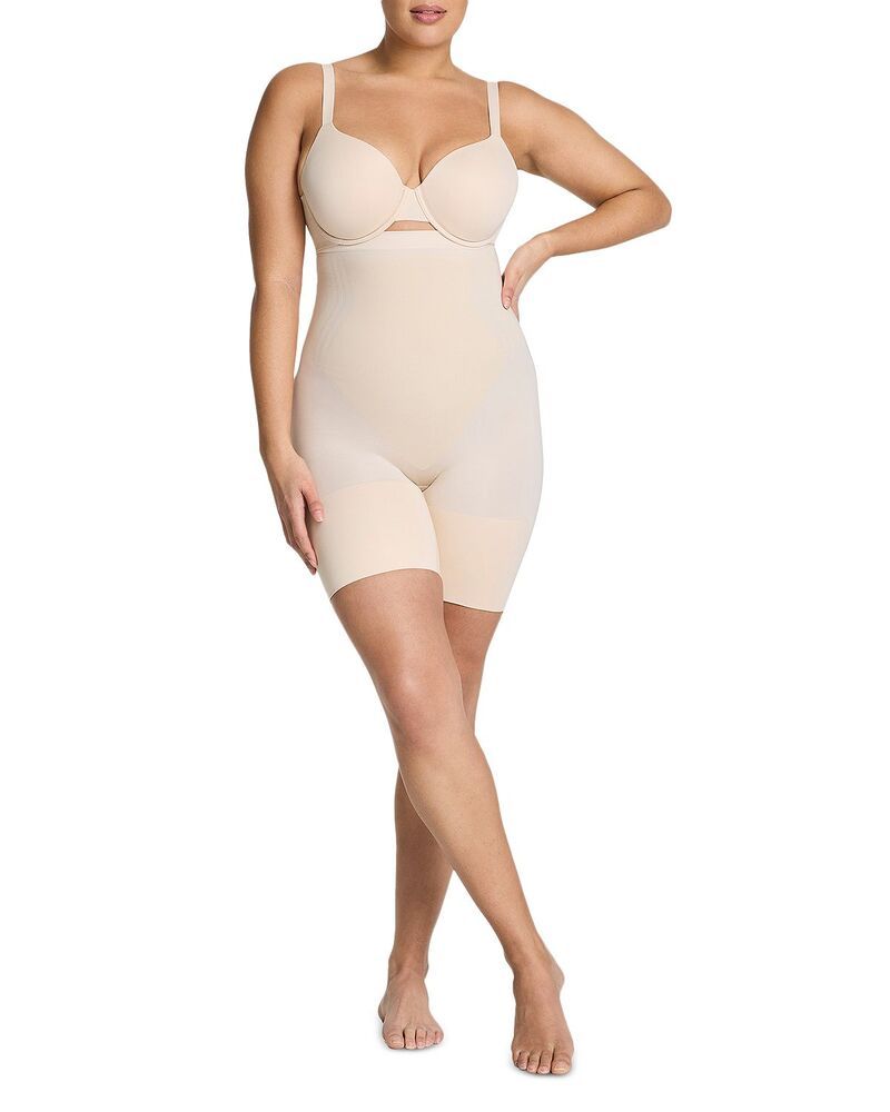 スパンク レディース ボトムス ハーフパンツ・ショーツ ショートパンツ SPANXsculpt Go Figure High Waisted Mid Thigh Shorts Toasted Coconut