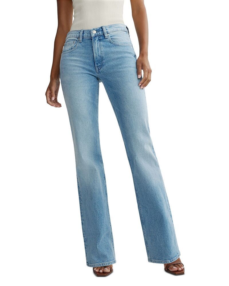 ディーエル 1961 レディース ボトムス デニムパンツ ブーツカット ブーツ ジーンズ DL1961 Bella Slimid Rise Bootcut Jeans in Sky Castle Sky Castle