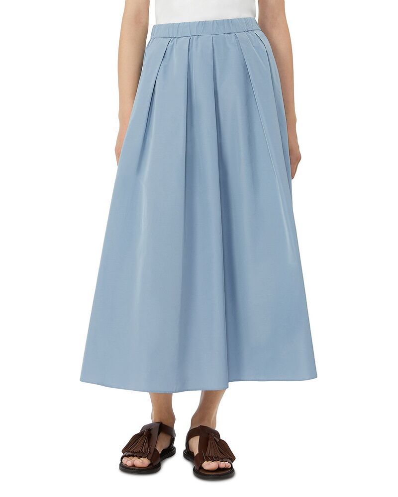 ウィークエンド マックスマーラ レディース ボトムスカート ミディ Weekend Max Mara Wkdformica Taffeta Midi Skirt Light Blue ブルー