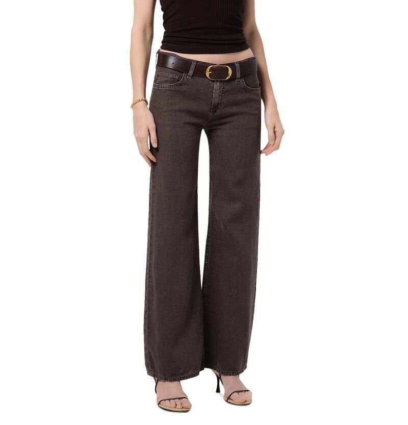 シチズンズ オブ ヒューマニティ レディース ボトムス カジュアルパンツ リネン Citizens of Humanity Nora Linen Trousers Charcoal チャコール