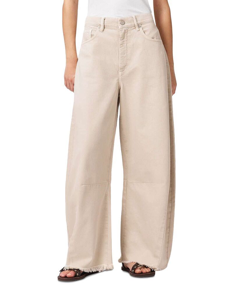 オールセインツ レディース ボトムス デニムパンツ ジーンズ ALLSAINTS Peyton High Rise Barrel Jeans in Cream White ホワイト