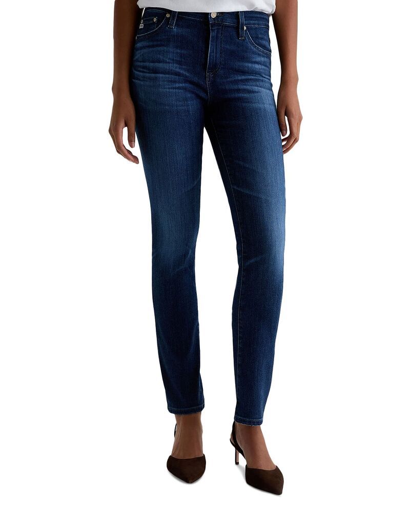 エージー レディース ボトムス デニムパンツ ジーンズ AG Mari Mid Rise Slim Straight Jeans in 5 Years 5 Years Blue ブルー