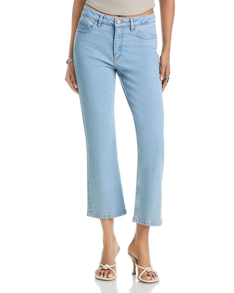 サンク セプト レディース ボトムス デニムパンツ クロップド ジーンズ Cinq Sept Cropped Stevie High Rise Jeans in Mist