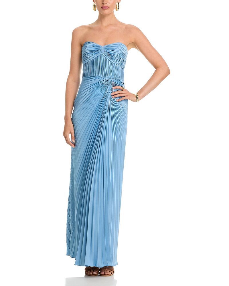 アムール レディース トップス ワンピース Amur Joyceanne Pliss Gown Tropical Dusk