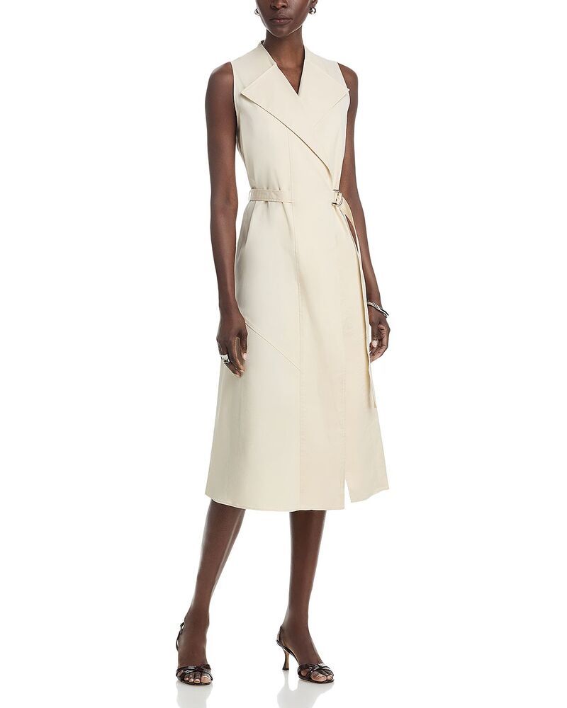 ボス レディース トップス ワンピース BOSS Dimosa Wrap Dress Exclusive Light Pumice