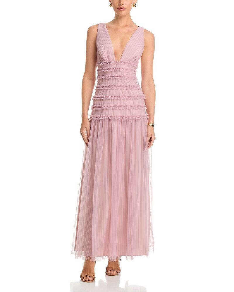 ビーシービージーマックスアズリア レディース トップス ワンピース BCBGMAXAZRIA Iris Gown Valerian Purple パープル