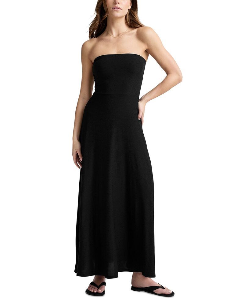 ビヨンドヨガ レディース トップス ワンピーストラップレス マキシ Beyond Yoga Featherweight Strapless Maxi Dress Darkest Night