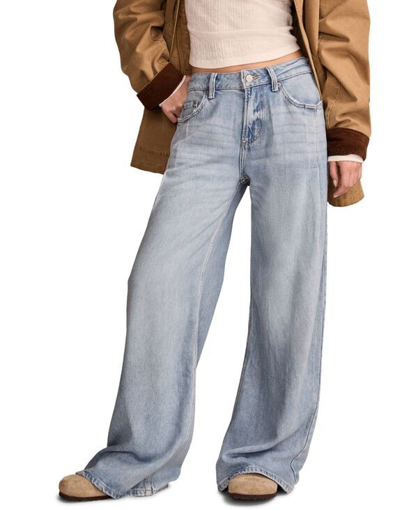 ラッキーブランド レディース ボトムス デニムパンツ プリーツ ジーンズ Lucky Brand Womens WideLeg Pleated Liquidenim Luxe Palazzo Jeans River デニム