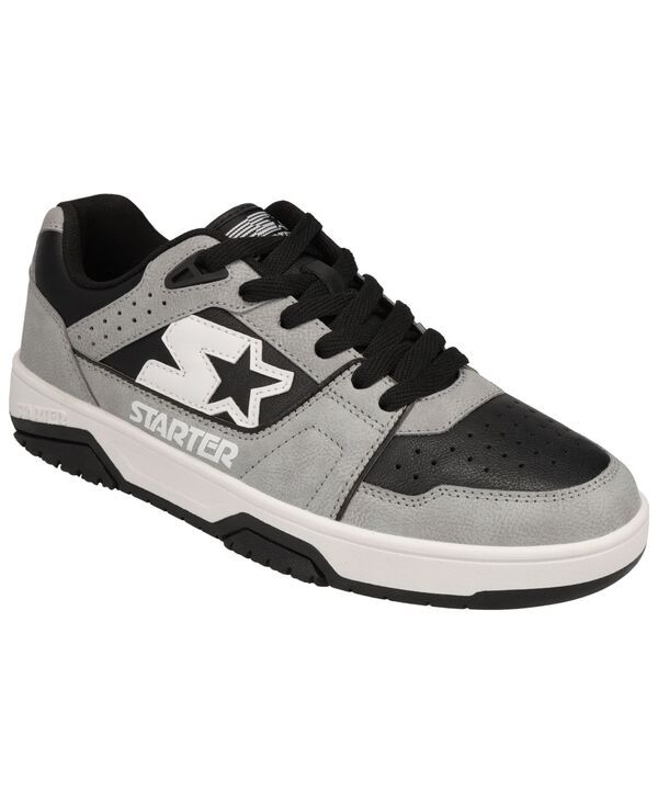 スターター メンズ シューズ スニーカー Starter Mens Fast Break Low RoundToe Sneakers GrayBlack ブラック