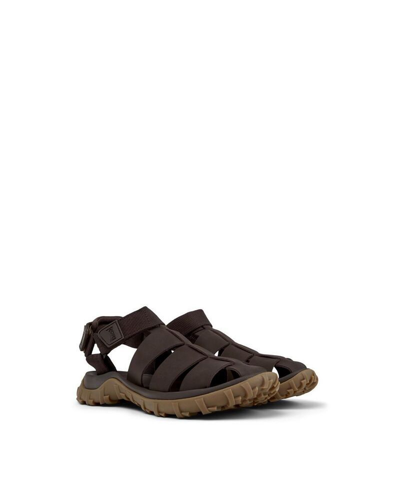 カンペール メンズ シューズ サンダル レザー Camper Mens Driftraileather Fisherman Sandals Brown ブラウン