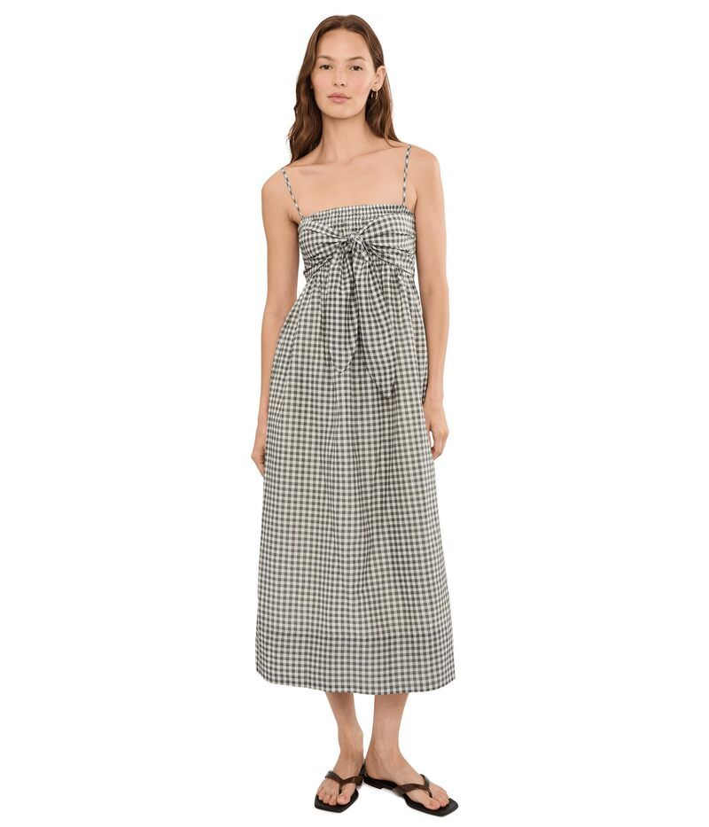 ヴィンス レディース トップス ワンピース シャーリング Vince Tie Smocked Cami Dress OffWhiteSmoke オフホワイト