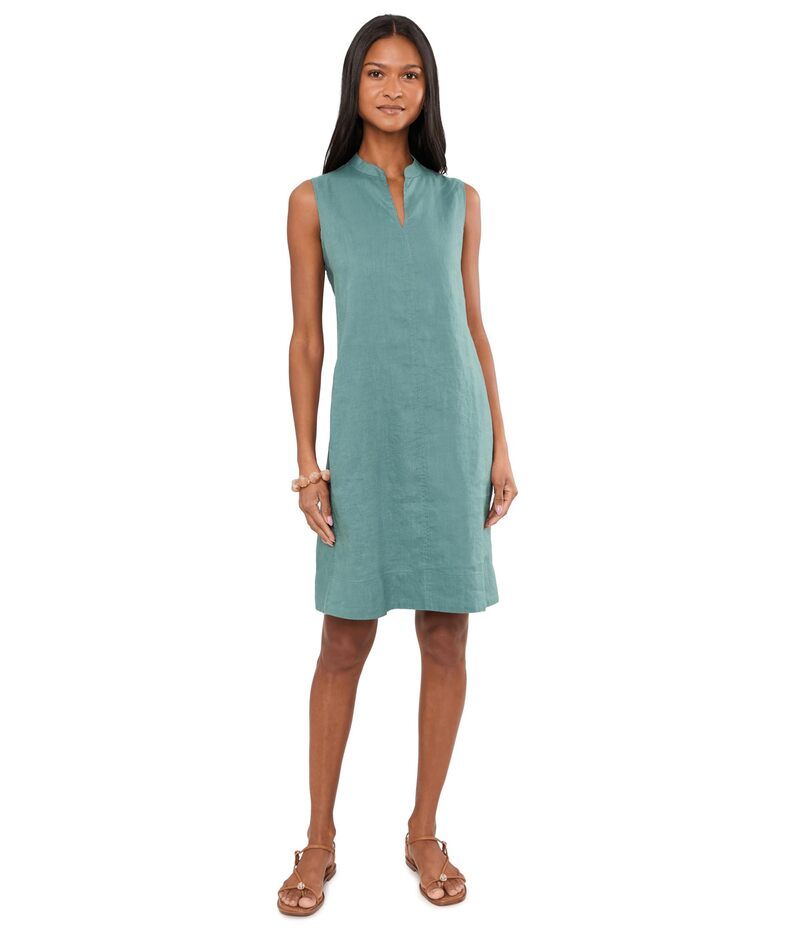 エイリーンフィッシャー レディース トップス ワンピース ひざ丈 リネン Eileen Fisher Organic Linen Knee Length DressWo Nile