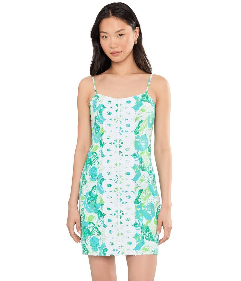 リリーピュリッツァー レディース トップス ワンピース Lilly Pulitzer Shelli Stretch DressWo Resort White Mo ホワイト