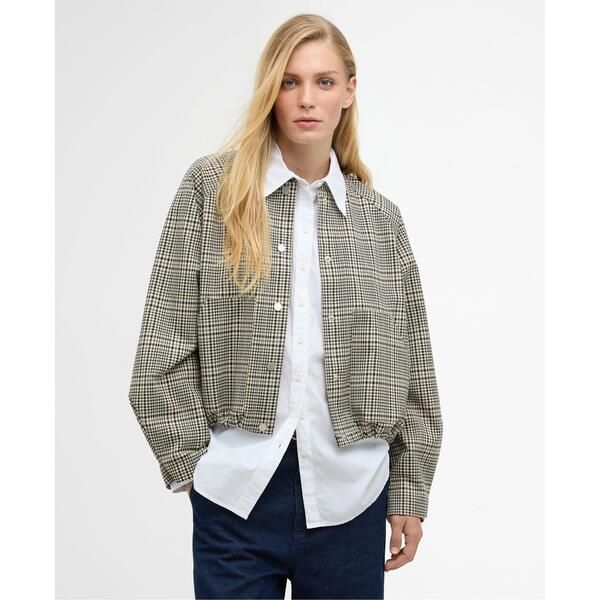 バブアー レディース アウター ジャケット・ブルゾン Barbour Womens Bomber Jacket Olive POW オリーブ
