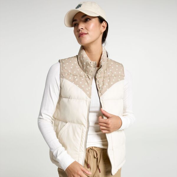 アルパインデザイン レディース ボトムス カジュアルパンツ ベスト Alpine Design Womens Puffer Vest Birch Tan Print タン