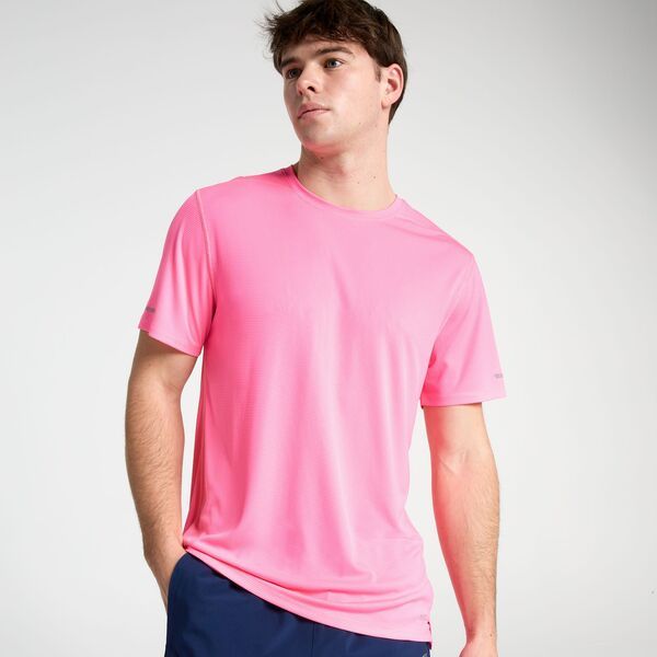 DSG メンズ トップス Tシャツ DSG Menstride Short Sleeve TShirt Fuego Pink ピンク