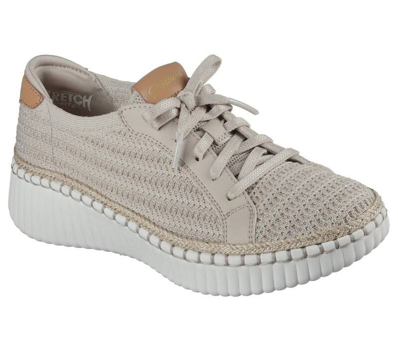 スケッチャーズ レディース シューズ サンダル Skechers Wilshire Blvd Passion Play Womenshoes Taupe Gold トープ