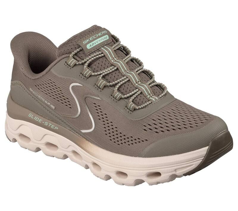 スケッチャーズ レディース シューズ サンダル スニーカー Skechers Hands Free Slipins GlideStep Sole Womensneakers Brown ブラウン