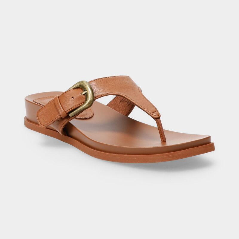 ソノマ レディース シューズ サンダル Sonoma Goods For Life Iown Womens Buckle Thong Sandals Cognac