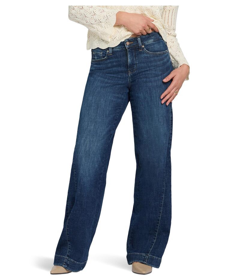 エヌワイディージェイ レディース ボトムス デニムパンツ ワイドレッグ ジーンズ NYDJ Wide Leg Side Godets Jeans in Sunset Villa Sunset Villa