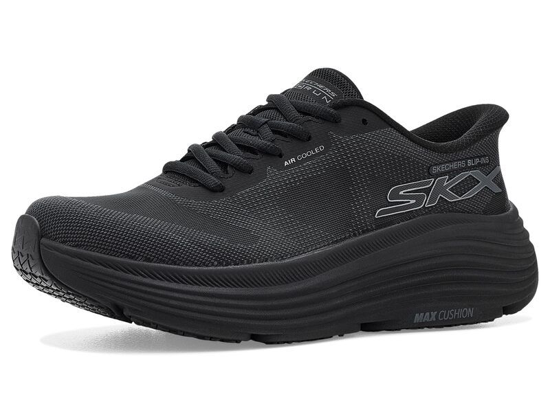スケッチャーズ レディース シューズ スニーカー SKECHERS Max Cushioning Endeavour Hallandale Hands Free SlipIns BlackBlack ブラック
